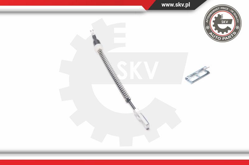 Esen SKV 26SKV136 - Тросик, cтояночный тормоз autospares.lv