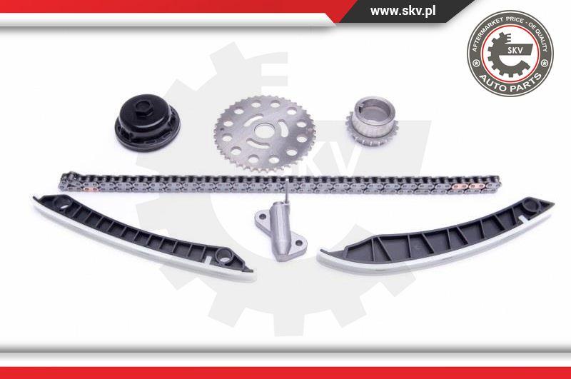 Esen SKV 21SKV193 - Комплект цепи привода распредвала autospares.lv