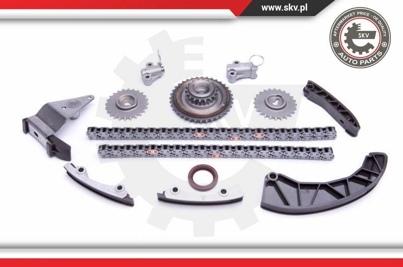 Esen SKV 21SKV224 - Комплект цепи привода распредвала autospares.lv