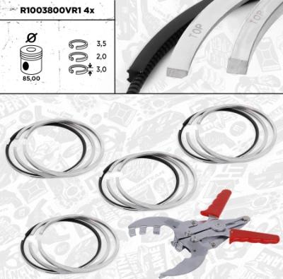 ET Engineteam R1003800VR1 - Комплект поршневых колец autospares.lv