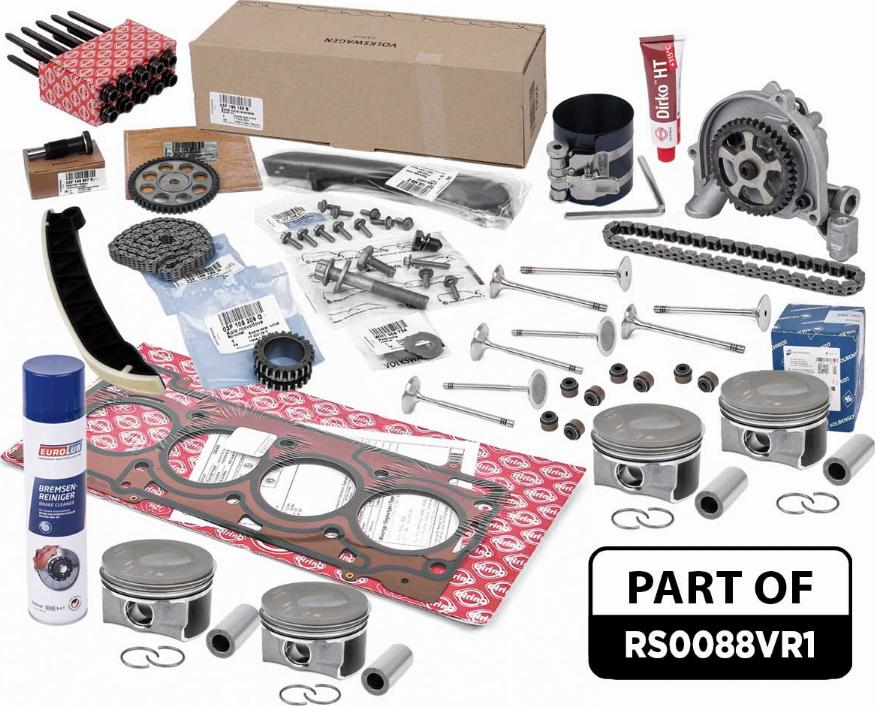 ET Engineteam RS0088VR1 - Комплект цепи привода распредвала autospares.lv