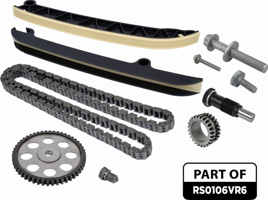 ET Engineteam RS0106VR6 - Комплект цепи привода распредвала autospares.lv