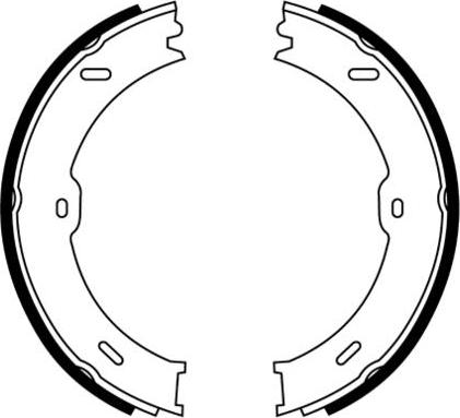 E.T.F. 09-0655 - Комплект тормозных колодок, барабанные autospares.lv