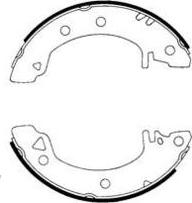 E.T.F. 09-0315 - Комплект тормозных колодок, барабанные autospares.lv