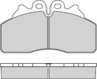 Trucktec Automotive TCV1556 - Тормозные колодки, дисковые, комплект autospares.lv