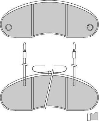 E.T.F. 12-5242 - Тормозные колодки, дисковые, комплект autospares.lv