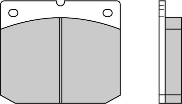 E.T.F. 12-5247 - Тормозные колодки, дисковые, комплект autospares.lv