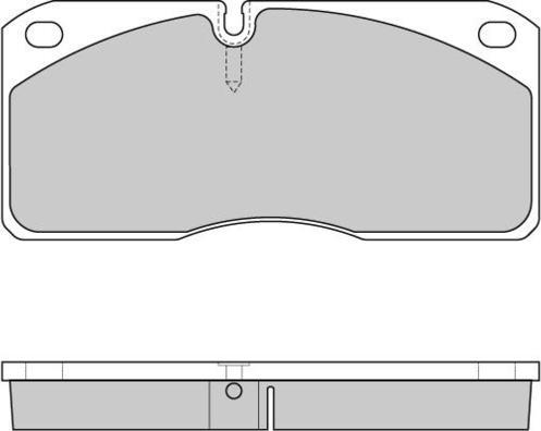 Remsa JCA278.42 - Тормозные колодки, дисковые, комплект autospares.lv