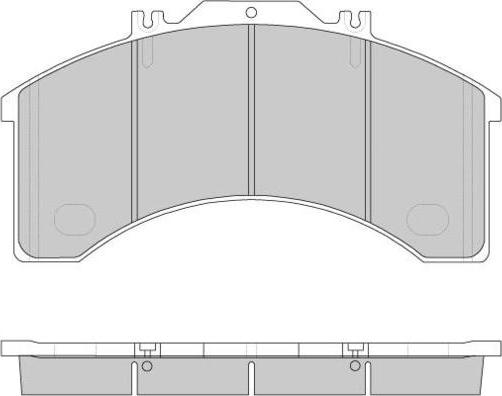 E.T.F. 12-5252 - Тормозные колодки, дисковые, комплект autospares.lv