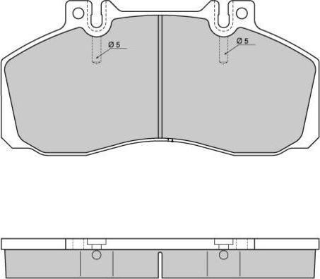 Sampa 29065 - Тормозные колодки, дисковые, комплект autospares.lv