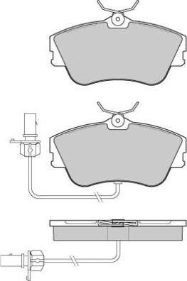 E.T.F. 12-0994 - Тормозные колодки, дисковые, комплект autospares.lv