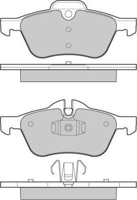 E.T.F. 12-0995 - Тормозные колодки, дисковые, комплект autospares.lv