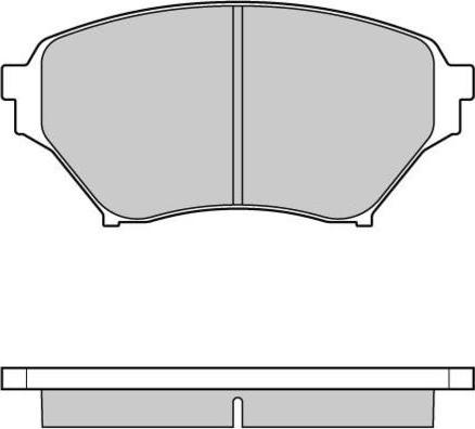 MGA MGA831 - Тормозные колодки, дисковые, комплект autospares.lv