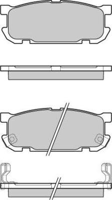 E.T.F. 12-0992 - Тормозные колодки, дисковые, комплект autospares.lv