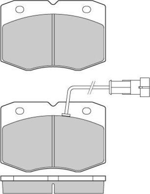 E.T.F. 12-0949 - Тормозные колодки, дисковые, комплект autospares.lv