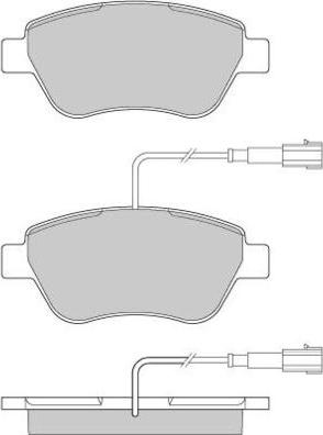 E.T.F. 12-0942 - Тормозные колодки, дисковые, комплект autospares.lv