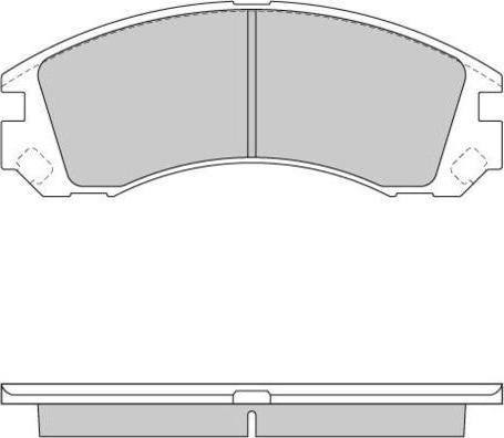 E.T.F. 12-0953 - Тормозные колодки, дисковые, комплект autospares.lv