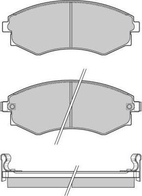 E.T.F. 12-0964 - Тормозные колодки, дисковые, комплект autospares.lv