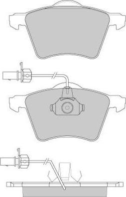 E.T.F. 12-0900 - Тормозные колодки, дисковые, комплект autospares.lv