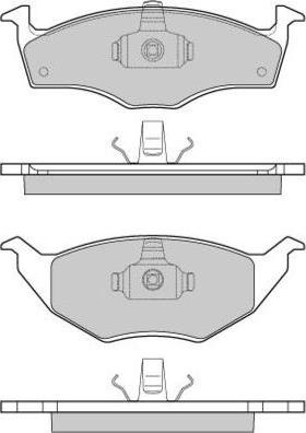 E.T.F. 12-0914 - Тормозные колодки, дисковые, комплект autospares.lv