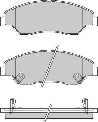 E.T.F. 12-0911 - Тормозные колодки, дисковые, комплект autospares.lv