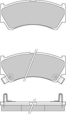 E.T.F. 12-0913 - Тормозные колодки, дисковые, комплект autospares.lv