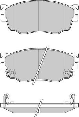 E.T.F. 12-0912 - Тормозные колодки, дисковые, комплект autospares.lv