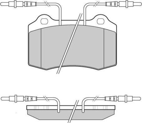 E.T.F. 12-0985 - Тормозные колодки, дисковые, комплект autospares.lv