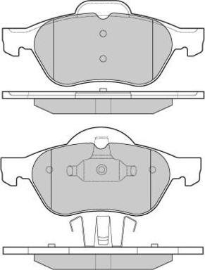 E.T.F. 12-0981 - Тормозные колодки, дисковые, комплект autospares.lv