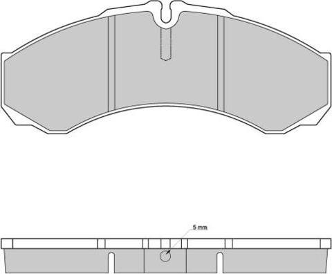E.T.F. 12-0925 - Тормозные колодки, дисковые, комплект autospares.lv