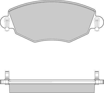 E.T.F. 12-0926 - Тормозные колодки, дисковые, комплект autospares.lv