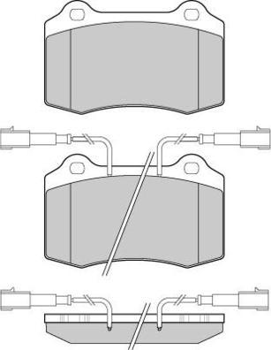 E.T.F. 12-0979 - Тормозные колодки, дисковые, комплект autospares.lv