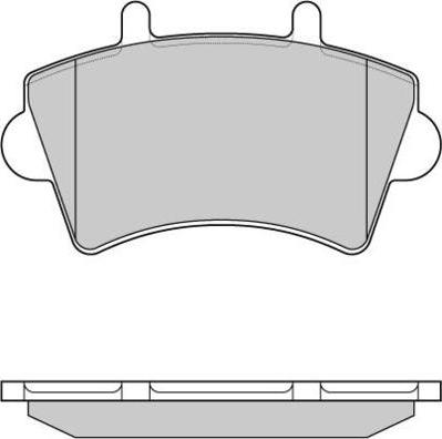 E.T.F. 12-0975 - Тормозные колодки, дисковые, комплект autospares.lv