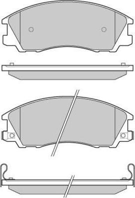 E.T.F. 12-0971 - Тормозные колодки, дисковые, комплект autospares.lv