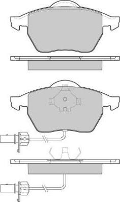 E.T.F. 12-0978 - Тормозные колодки, дисковые, комплект autospares.lv