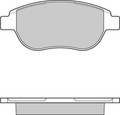 E.T.F. 12-0972 - Тормозные колодки, дисковые, комплект autospares.lv