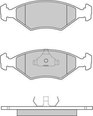 E.T.F. 12-0977 - Тормозные колодки, дисковые, комплект autospares.lv