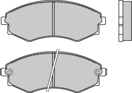 E.T.F. 12-0494 - Тормозные колодки, дисковые, комплект autospares.lv