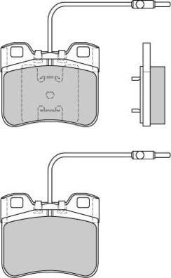 E.T.F. 12-0496 - Тормозные колодки, дисковые, комплект autospares.lv