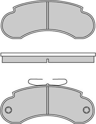 E.T.F. 12-0490 - Тормозные колодки, дисковые, комплект autospares.lv