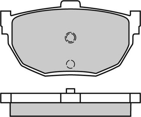 Suzuki 5580069D00000 - Тормозные колодки, дисковые, комплект autospares.lv