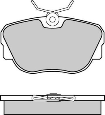 Lemförder WVA 21173 175 - Тормозные колодки, дисковые, комплект autospares.lv