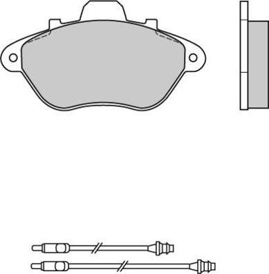 E.T.F. 12-0465 - Тормозные колодки, дисковые, комплект autospares.lv