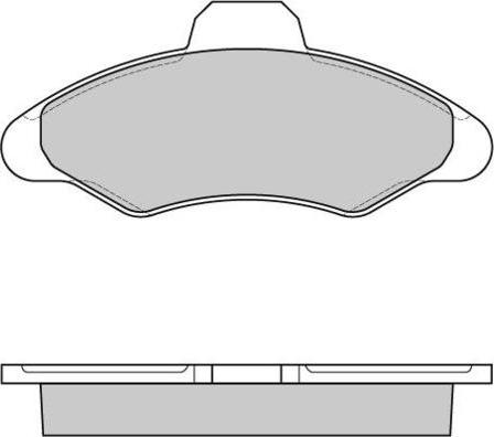 SAFELINE TDB617 - Тормозные колодки, дисковые, комплект autospares.lv