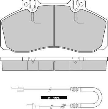 E.T.F. 12-0409 - Тормозные колодки, дисковые, комплект autospares.lv