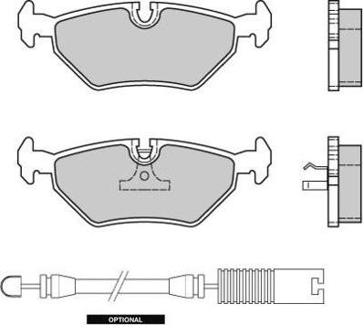 E.T.F. 12-0415 - Тормозные колодки, дисковые, комплект autospares.lv