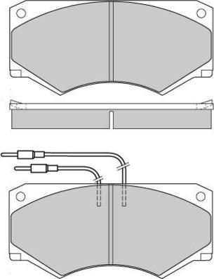 FTE BL2121A1 - Тормозные колодки, дисковые, комплект autospares.lv