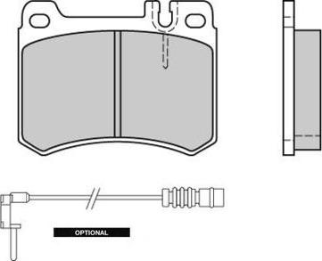 E.T.F. 12-0410 - Тормозные колодки, дисковые, комплект autospares.lv