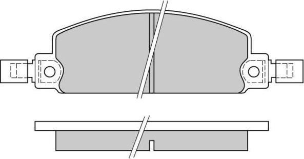 E.T.F. 12-0413 - Тормозные колодки, дисковые, комплект autospares.lv