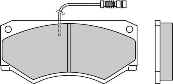 E.T.F. 12-0486 - Тормозные колодки, дисковые, комплект autospares.lv